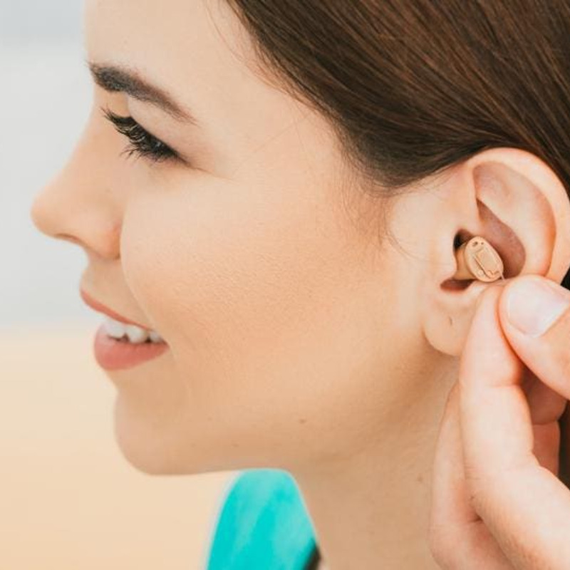 All day Comfort & Invisible Fit audien hearing aids